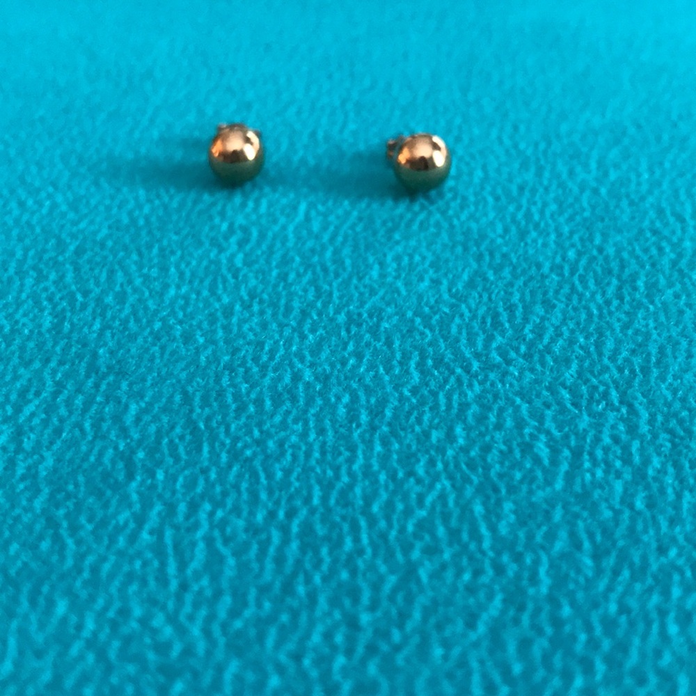 Rose gold studs